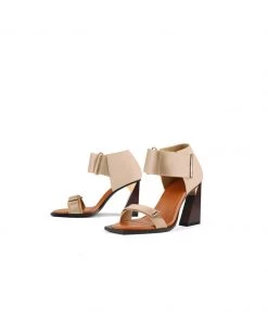 Jady Rose New In Shoes JadyRose | ALIDIA Beige Leather Heel Sandal 8 Jady Rose New In Shoes JadyRose | ALIDIA Beige Leather Heel Sandal