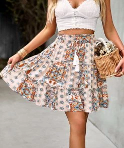 DY LORAYNE MINI SKIRT - BEIGE