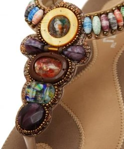 SIKETU | BEIGE BEADED SANDAL 7 SIKETU | BEIGE BEADED SANDAL