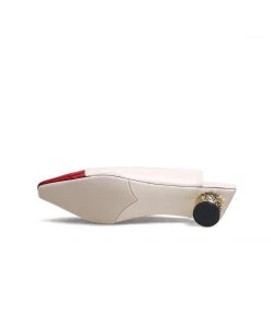 Jady Rose NEW ARRIVALS JadyRose | Cutout-Strap Dalena Block Low-Heel Mule - Beige