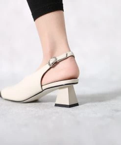 Jady Rose JadyRose | Silver Buckle Orchid Vickie Leather Sandal S/S 2022