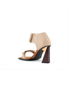 Jady Rose New In Shoes JadyRose | ALIDIA Beige Leather Heel Sandal 9 Jady Rose New In Shoes JadyRose | ALIDIA Beige Leather Heel Sandal
