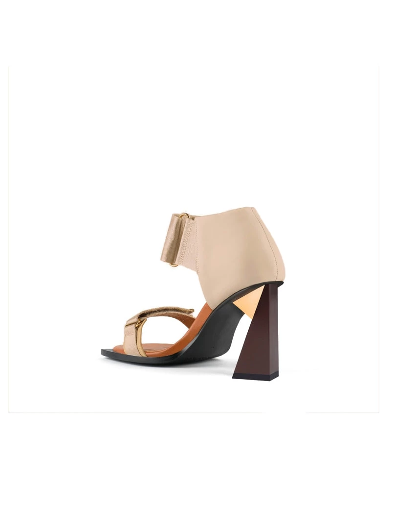 Jady Rose New In Shoes JadyRose | ALIDIA Beige Leather Heel Sandal 5 Jady Rose New In Shoes JadyRose | ALIDIA Beige Leather Heel Sandal