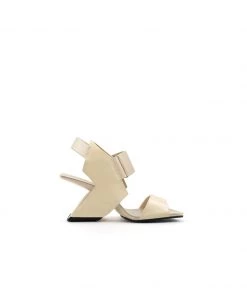 Jady Rose JADYROSE | TASH SLINGBACK BEIGE LEATHER HEEL NEW ARRIVALS