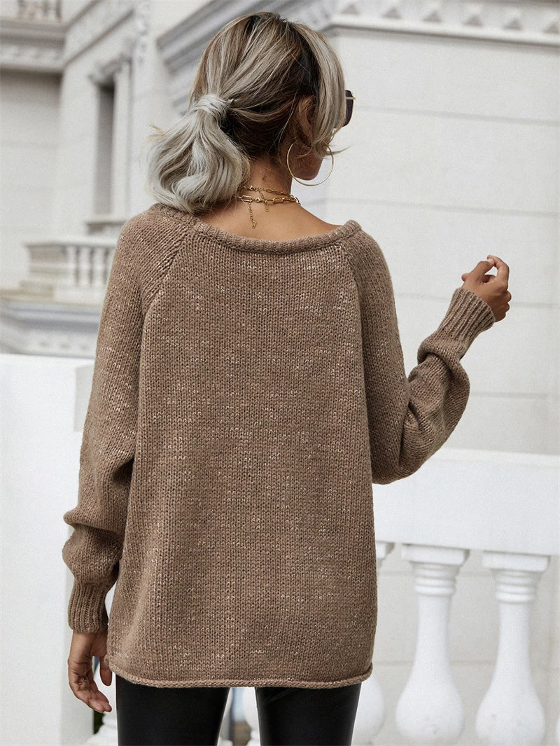MY Smaibulun | CHESTERFIELD Beige Oversized Collar Knit Sweater 7 MY Smaibulun | CHESTERFIELD Beige Oversized Collar Knit Sweater