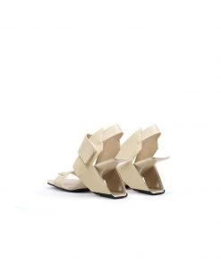 Jady Rose JADYROSE | TASH SLINGBACK BEIGE LEATHER HEEL NEW ARRIVALS