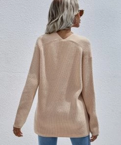 MY Smaibulun | Beige Marjorie V-neck Knit Sweater New In Clothing 15 MY Smaibulun | Beige Marjorie V-neck Knit Sweater New In Clothing