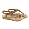 Tan Heart Trimed Boho Sandals - SIKETU New In Shoes