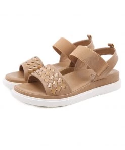 Braided Rubber Band Forever Slides Flat Sandals - SIKETU