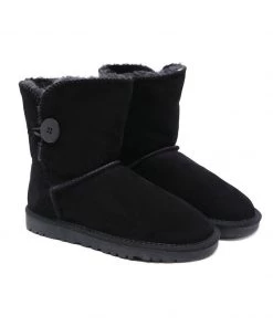XH New In Shoes SMAIBULUN UGG™ | Faux Fur-Lined Classic Side Button UGG