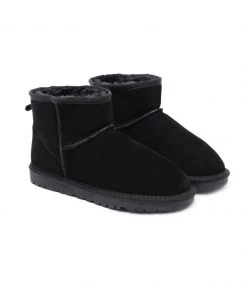 XH New In Shoes SMAIBULUN UGG™ | Faux Fur-Lined Suede Low Boots