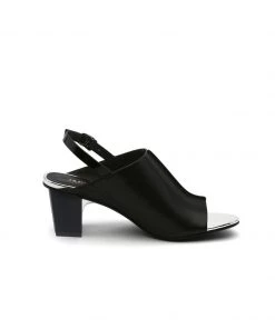 Jady Rose JadyRose | Chunky-Heel Leather Sandal - Black