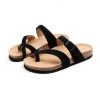 GLF Maibulun | Black Buckle-Accent Suede Upper Sandal NEW ARRIVALS