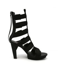 Jady Rose Shop Sandals Strappy Gold-Heel Gladiators- High Heel Sandals