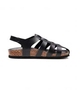 GLF Maibulun | Black Cut Out Strap Slingback Sandals New In Shoes