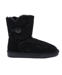 XH New In Shoes SMAIBULUN UGG™ | Faux Fur-Lined Leather Suede Boots