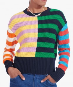 MY Smaibulun | ROBERTA Stripe Multi Color Knit Top