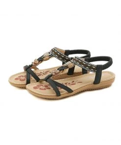 New In Shoes Boho Inspired Slingback Sandals - SIKETU