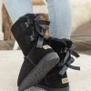 XH SMAIBULUN UGG™ | Ribbon Back Double-Bow Suede Boots New In Shoes