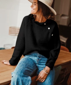 MY Smaibulun Doll | MAKEDO Black Knit Sweater New In Clothing