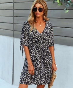 REMEDY MINI DRESS - BLACK PRINT New In Clothing