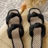 HT NEW ARRIVALS EN BLOOM | EULIA DOUBLE KNOTS SLIDE BLACK