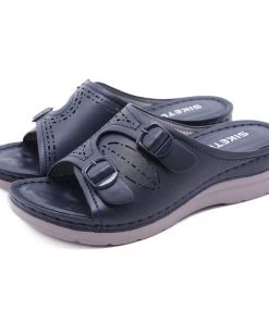 SIKETU | Perforated Double Strap Sandals New In Shoes