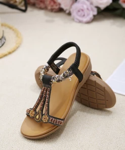 NEW ARRIVALS SIKETU | BOHEMIA RETRO EMBELLISHED SLINGBACK