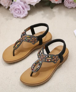 New In Shoes SIKETU | BOHO INSPIRED EMBELLISHED SANDAL