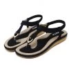 S/S 2022 SIKETU | SIGNATURE T-STRAP BLACK SLINGBACK SANDAL