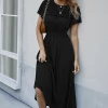 DY IOLANA Midi Dress - Black