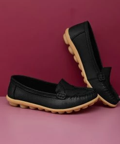 ATC Contrast-Stitch Leather Loafers - MAMA LOVE Shop Loafer