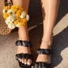 HT NEW ARRIVALS En Bloom | RUBI BLACK SLIDES