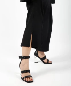 Jady Rose JADYROSE | DAISYMAE ANKLE STRAP BLACK HEEL