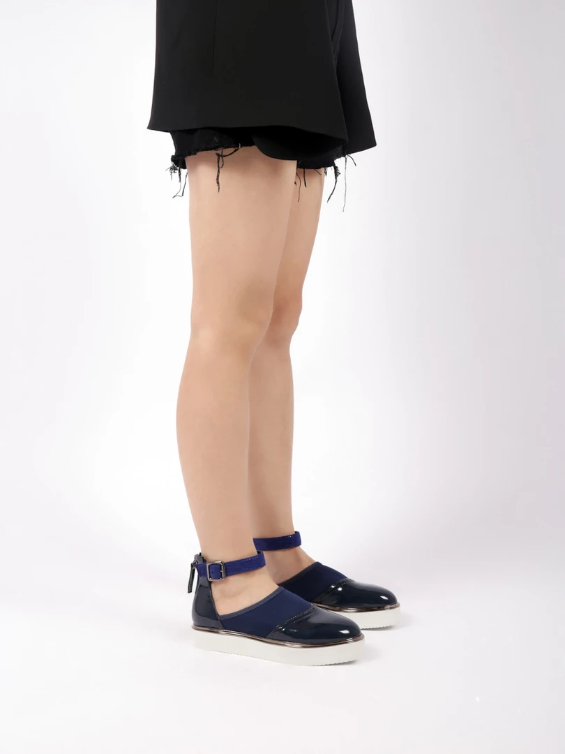 Jady Rose New In Shoes JADYROSE | TULIP ANKLE STRAP NAVY OXFORD SANDAL 2 Jady Rose New In Shoes JADYROSE | TULIP ANKLE STRAP NAVY OXFORD SANDAL