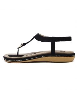 S/S 2022 SIKETU | SIGNATURE T-STRAP BLACK SLINGBACK SANDAL