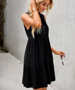 DY NEW ARRIVALS MARITA DRESS - BLACK