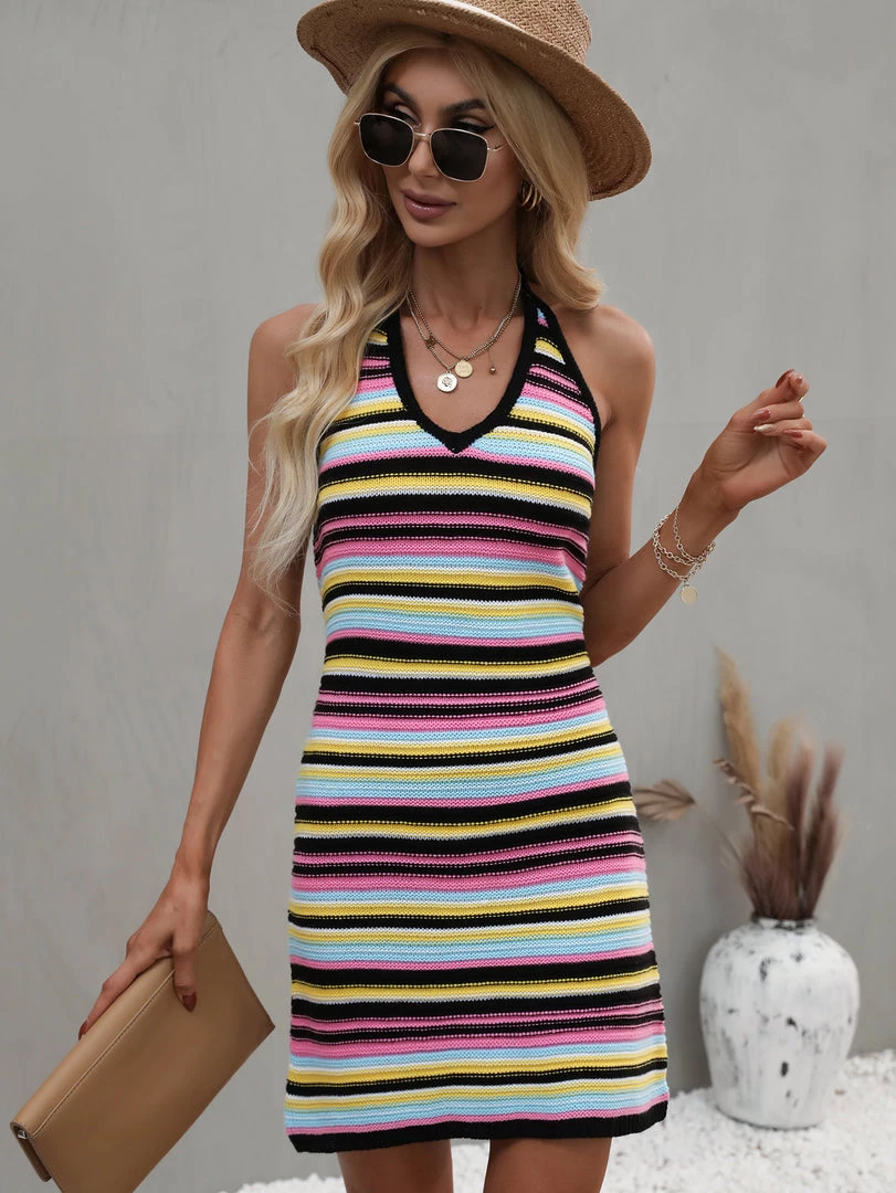 MY SHIELA KNIT MINI DRESS - BLACK 2 MY SHIELA KNIT MINI DRESS - BLACK