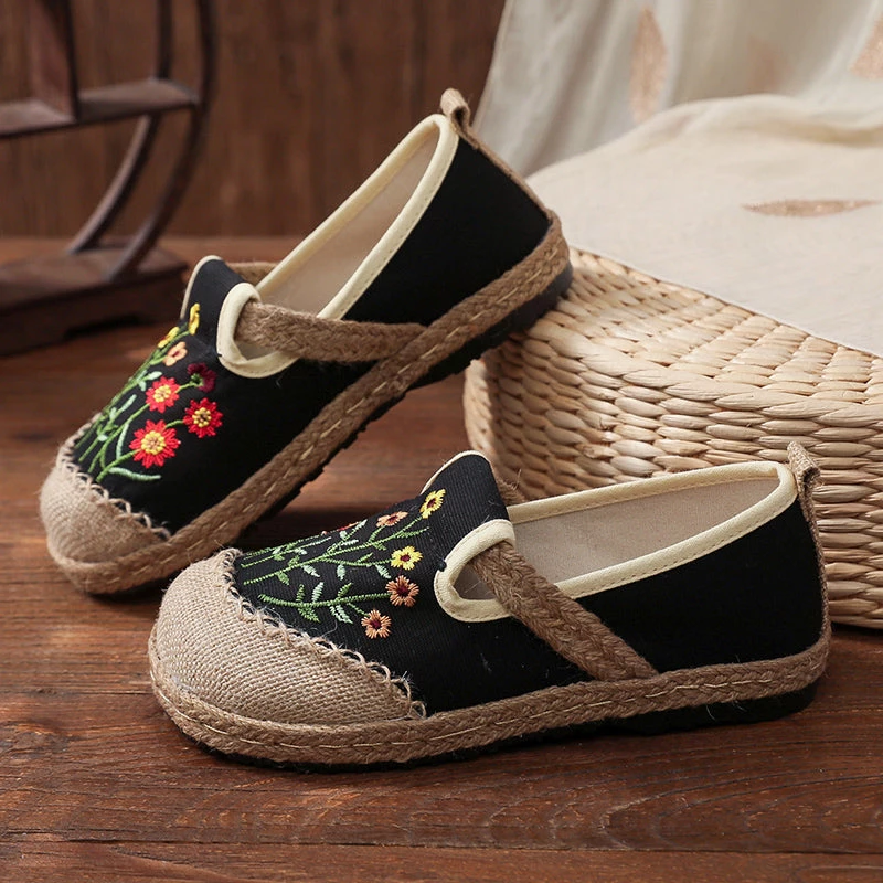 TC Blossom Daisy Embroidered Round Toe Espadrilles - Cactus Rose New In Shoes 3 TC Blossom Daisy Embroidered Round Toe Espadrilles - Cactus Rose New In Shoes