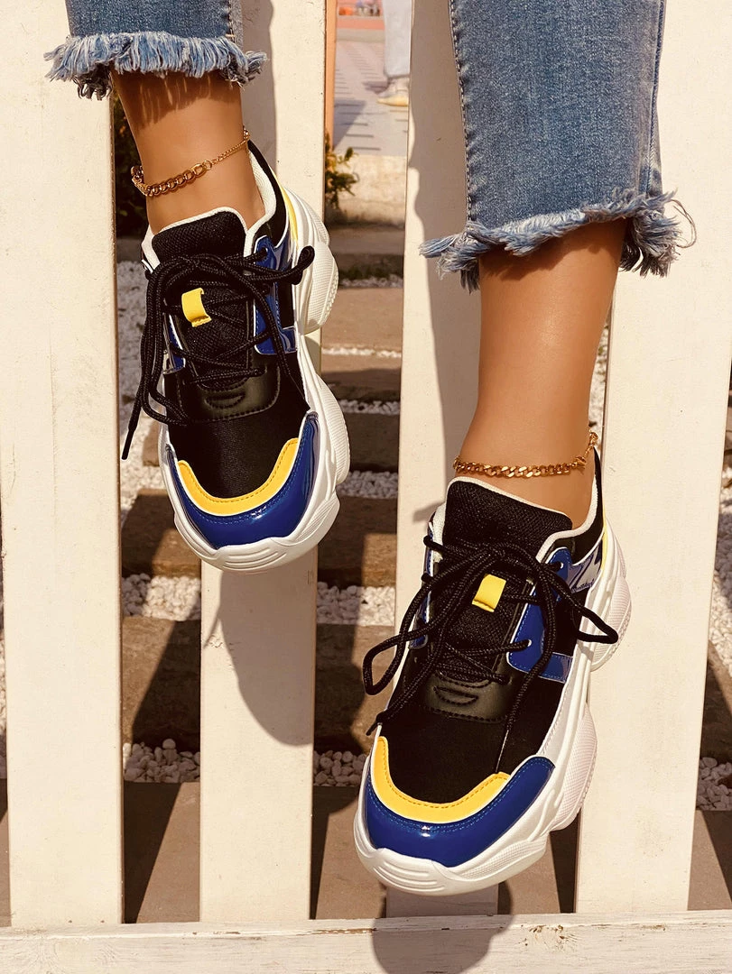 HT EN BLOOM | SEVANI MULTI COLOR DAD SNEAKER BLACK 2 HT EN BLOOM | SEVANI MULTI COLOR DAD SNEAKER BLACK