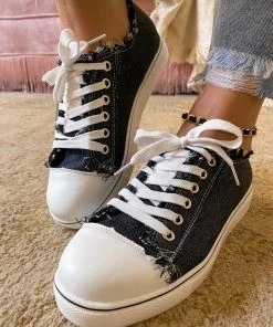 HYHE Shoes Denim Bayshore Canvas Sneakers - EN BLOOM