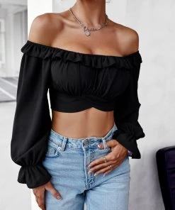 DY HENIE BOW TOP - BLACK NEW ARRIVALS