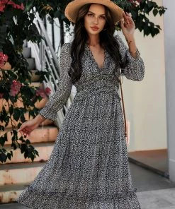 DY ZARNISH MIDI DRESS - BLACK NEW ARRIVALS