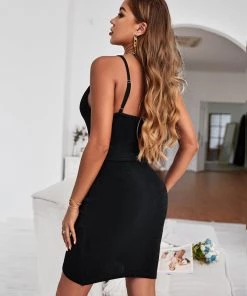 DION BODYCON DRESS - BLACK New In Clothing
