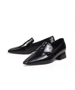 Jady Rose JadyRose | Trapezoid Block Heel Princess Kate Leather Loafer Shop Sandals 15 Jady Rose JadyRose | Trapezoid Block Heel Princess Kate Leather Loafer Shop Sandals