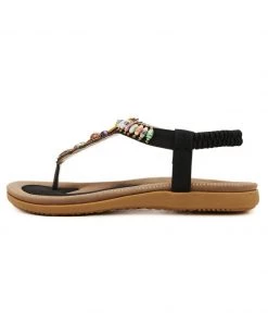 S/S 2022 SIKETU | BLACK BEADED SANDAL