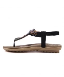 SIKETU | BLACK MARBLE BEADED SANDAL S/S 2022