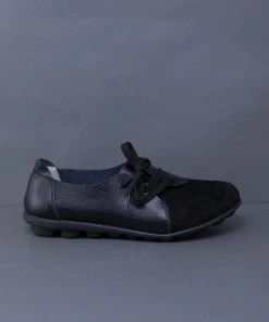 ATC Side-Lace Leather Loafers - MAMA LOVE