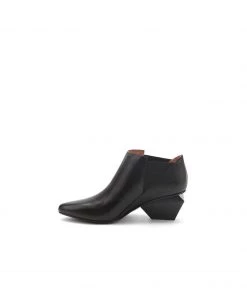 Jady Rose JadyRose | Structural-Heel Black Genuine Leather Boot New In Shoes