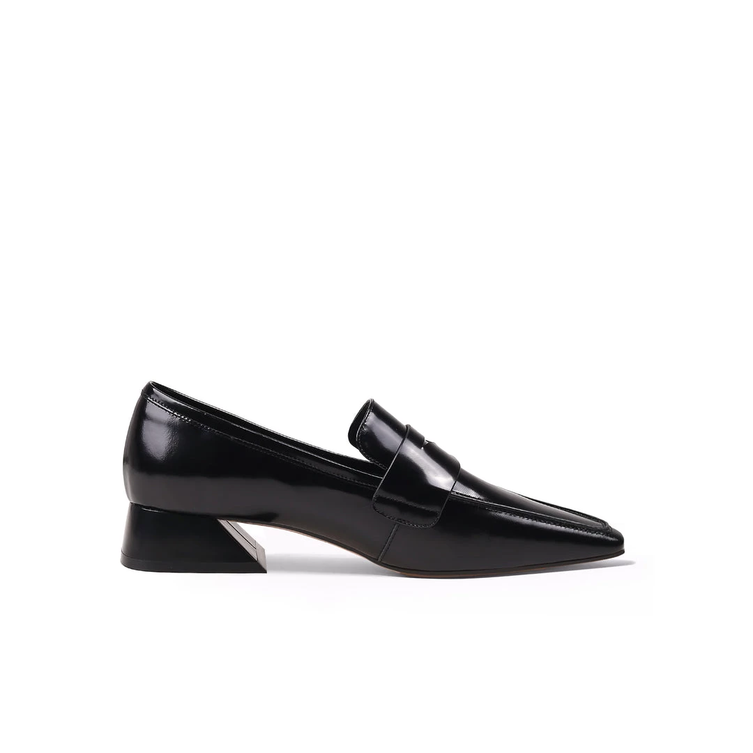 Jady Rose JadyRose | Trapezoid Block Heel Princess Kate Leather Loafer Shop Sandals 8 Jady Rose JadyRose | Trapezoid Block Heel Princess Kate Leather Loafer Shop Sandals